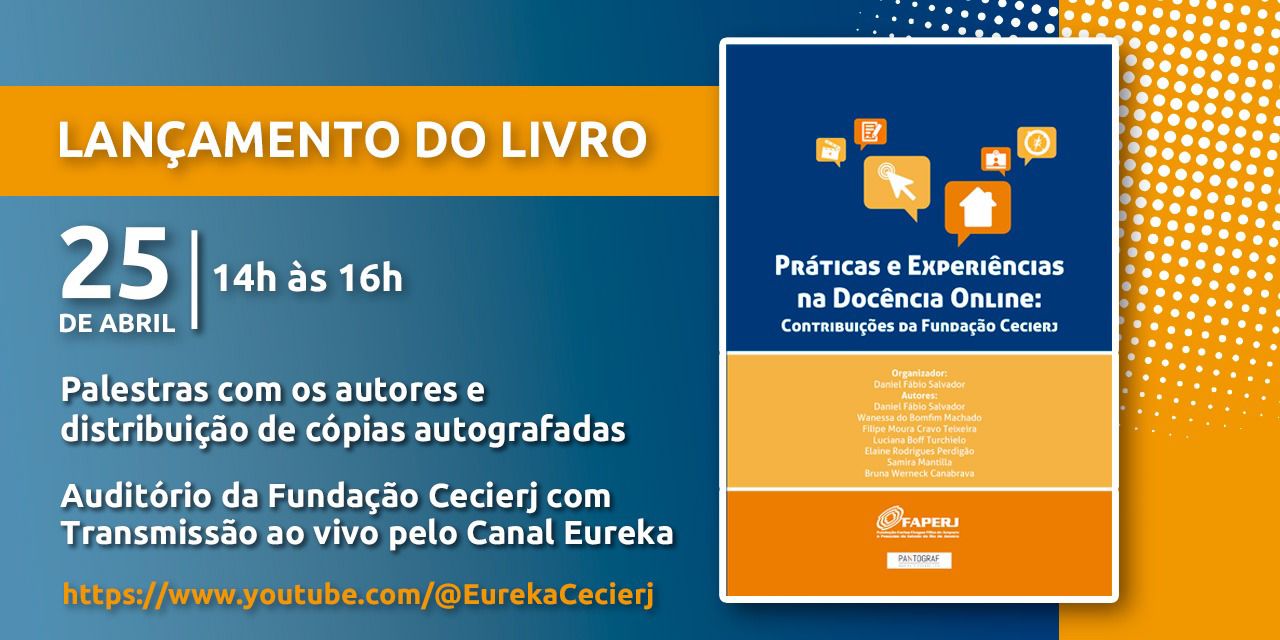 Lançamento Do Livro ‘Práticas E Experiências Da Docência Online ...